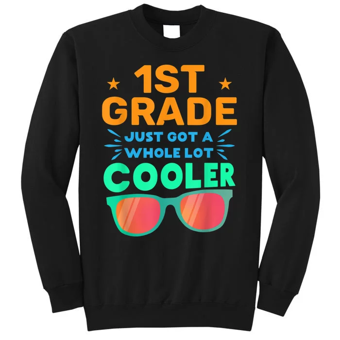 First grader outfit back to school gift for 1st grade Sweatshirt