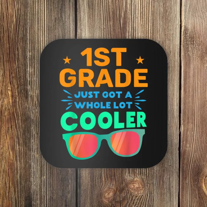 First grader outfit back to school gift for 1st grade Coaster