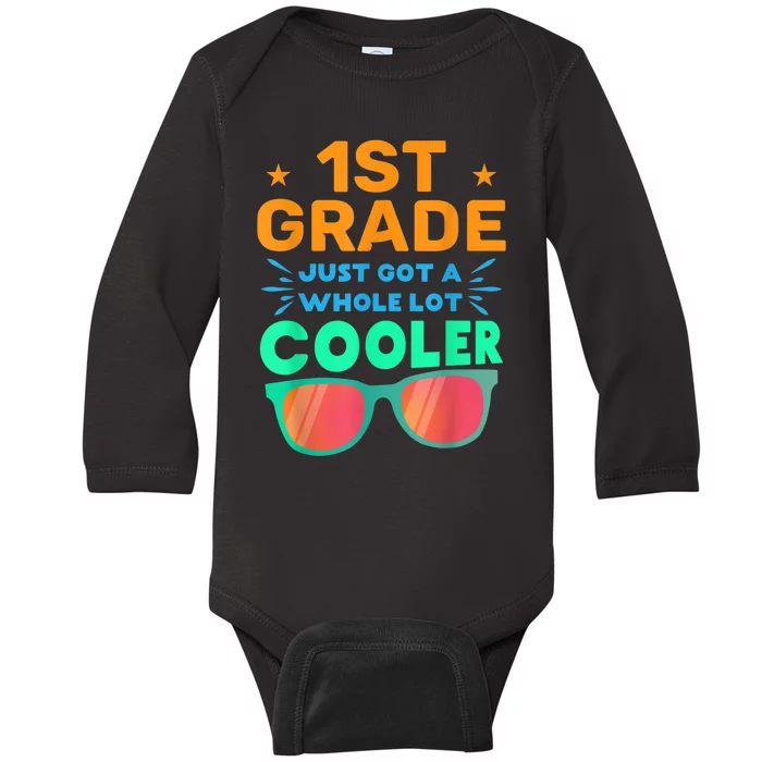 First grader outfit back to school gift for 1st grade Baby Long Sleeve Bodysuit