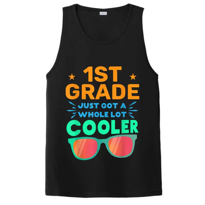 First grader outfit back to school gift for 1st grade Performance Tank