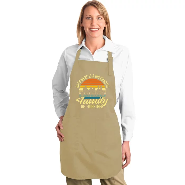 Funny Group Outfit Big Family Reunion Family Party Full-Length Apron With Pocket