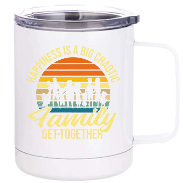 Funny Group Outfit Big Family Reunion Family Party Front & Back 12oz Stainless Steel Tumbler Cup