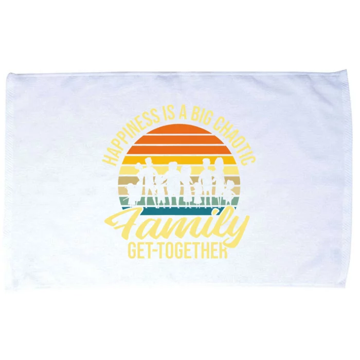 Funny Group Outfit Big Family Reunion Family Party Microfiber Hand Towel