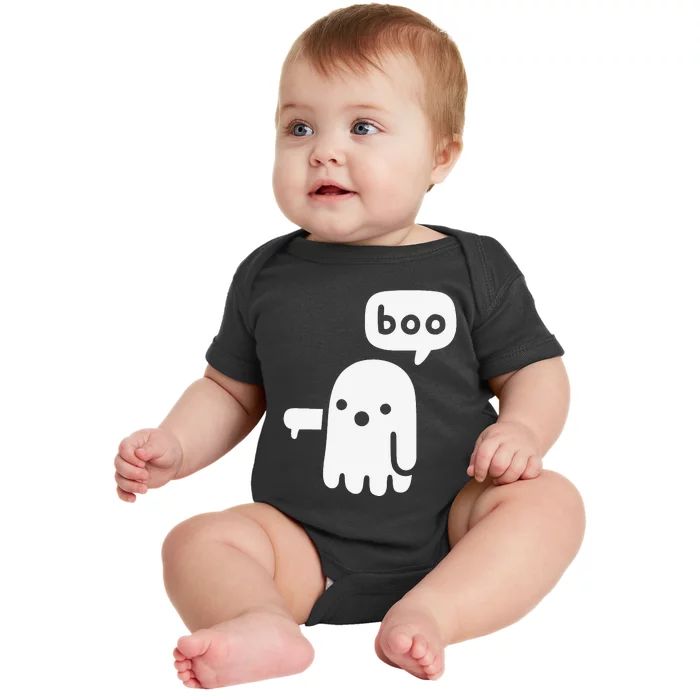 Funny Ghost Of Disapproval Baby Bodysuit