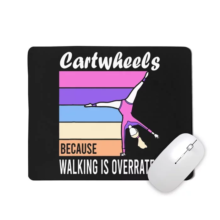 Funny Gymnastics Outfit For Cool Cartwheel Mousepad