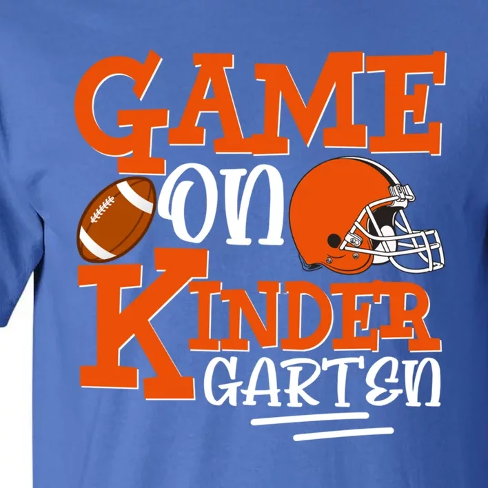 Football Game On Kindergarten Back To School Student Gift Tall T-Shirt