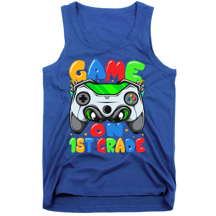 Fun Game On 1St Grade First Day Of School Back To School Gift Tank Top