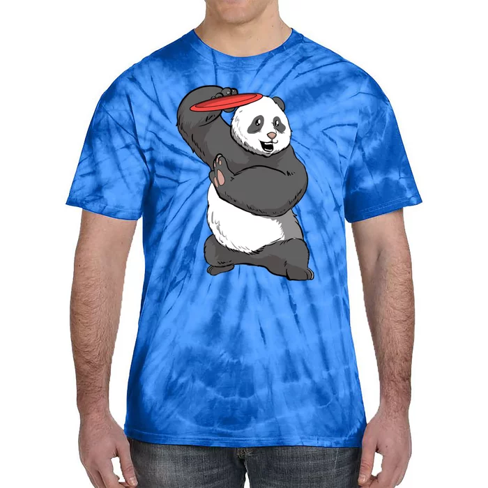 Frisbee Golf Panda Bear Frolf Course Disc Golf Great Gift Tie-Dye T-Shirt