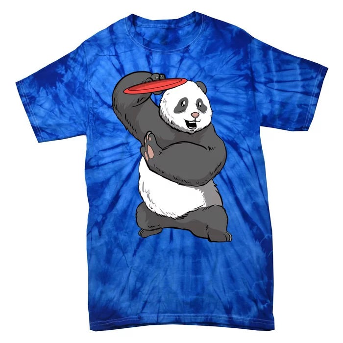 Frisbee Golf Panda Bear Frolf Course Disc Golf Great Gift Tie-Dye T-Shirt