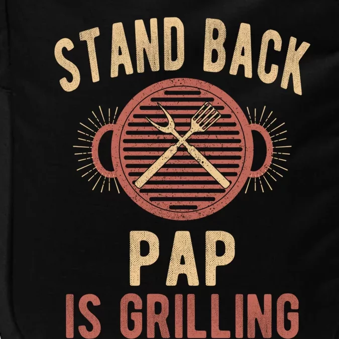 Funny Grilling Pap Bbq Pap Grandpa Cool Gift Impact Tech Backpack