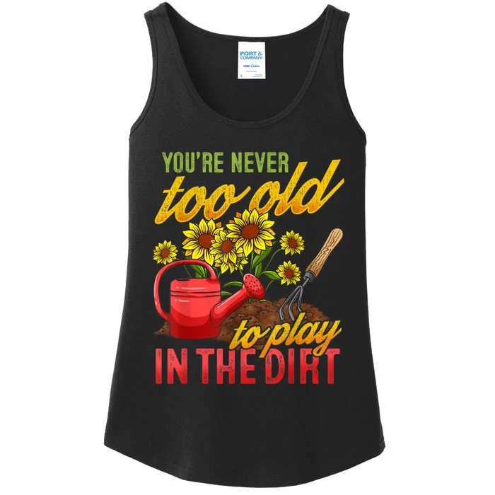 Funny Gardening Plants Gardener Gift Ladies Essential Tank