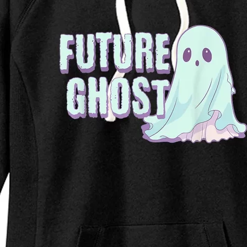 Future Ghost Pastel Goth Kawaii Creepy Cute Weird Aesthetic Women's Fleece Hoodie