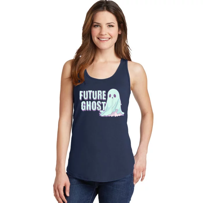 Future Ghost Pastel Goth Kawaii Creepy Cute Weird Aesthetic Ladies Essential Tank