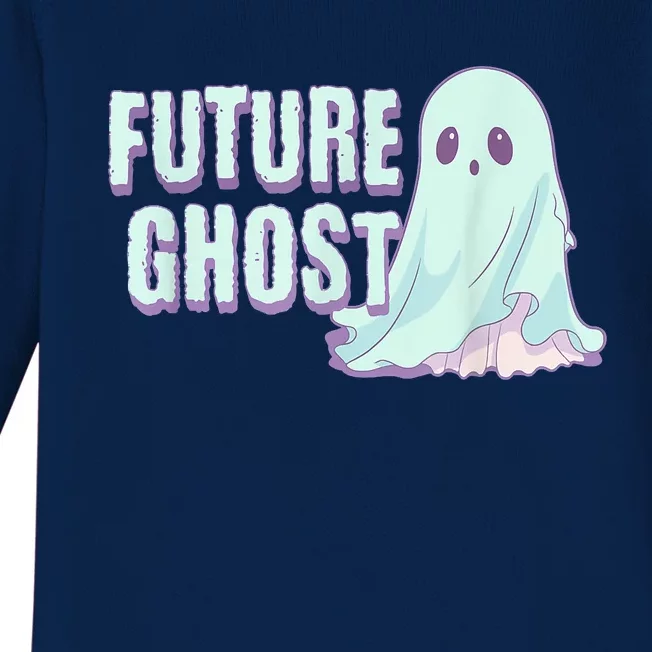 Future Ghost Pastel Goth Kawaii Creepy Cute Weird Aesthetic Baby Long Sleeve Bodysuit