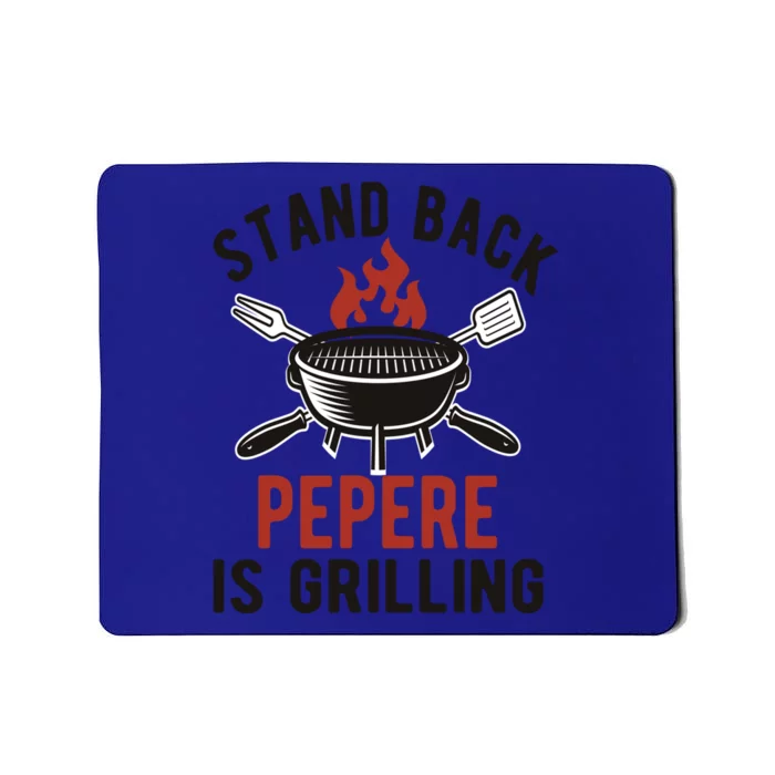 Funny Grilling Pepere Bbq Pepere Grandpa Cute Gift Mousepad