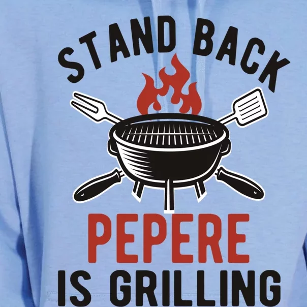 Funny Grilling Pepere Bbq Pepere Grandpa Cute Gift Unisex Surf Hoodie