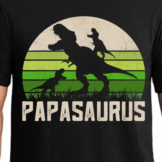 Funny Grandpas, Papasaurus Dinosaur 2 Fathers Day Pajama Set