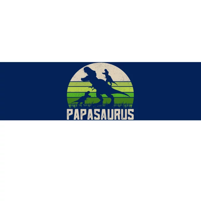 Funny Grandpas, Papasaurus Dinosaur 2 Fathers Day Bumper Sticker