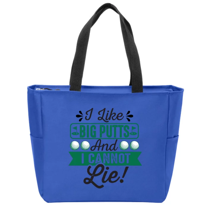 Funny Golf Pun Graphic Zip Tote Bag