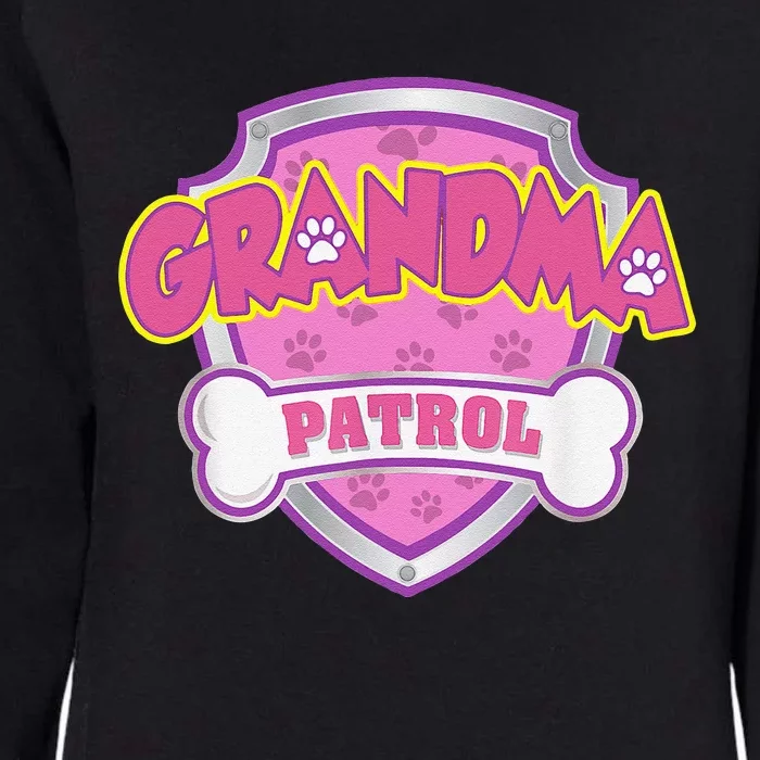 Funny Grandma Patrol Dog Mom, Dad For Women Funny Womens California Wash Sweatshirt