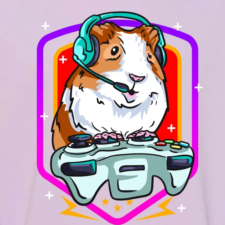 Funny Guinea Pig Gaming Gamer Hamster Furry Potato Hamsters Gift Garment-Dyed Sweatshirt