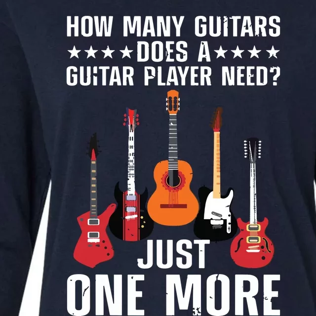 Funny Guitar Player Art For Men Women Guitarist Guitar Lover Womens Cotton Relaxed Long Sleeve T-Shirt