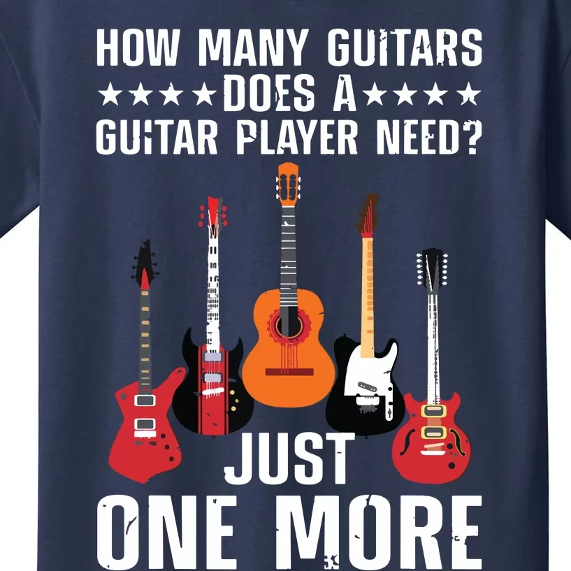 Funny Guitar Player Art For Men Women Guitarist Guitar Lover Kids T-Shirt