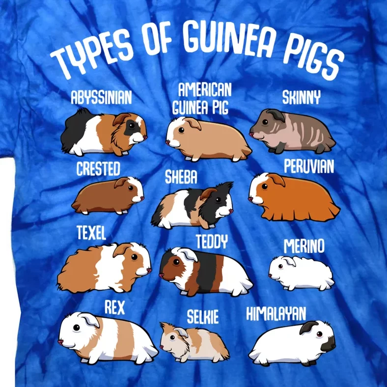 Funny Guinea Pigs Household Pet Animal Rodent Fluffy Cute Tie-Dye T-Shirt