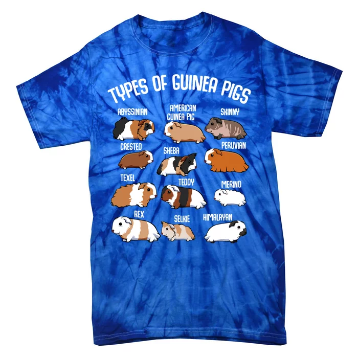 Funny Guinea Pigs Household Pet Animal Rodent Fluffy Cute Tie-Dye T-Shirt