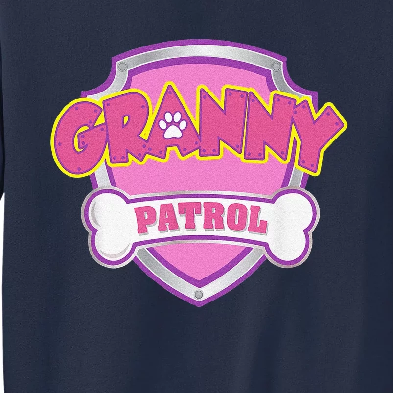 Funny Granny Patrol Dog Mom, Dad For Women Sweatshirt