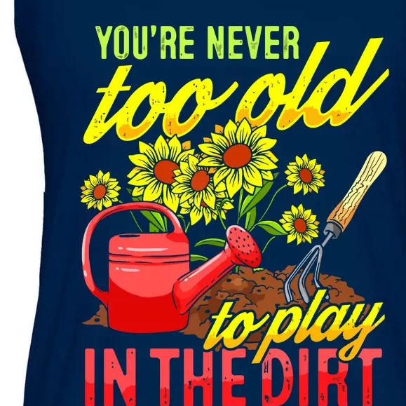 Funny Gardening Plants Gardener Gift Ladies Essential Flowy Tank