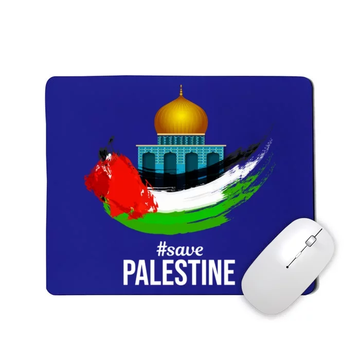 Free Gaza Palestine Flag Arabic Gift Save Palestine Gift Mousepad