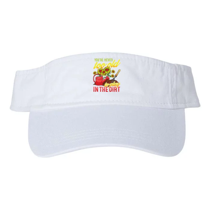 Funny Gardening Plants Gardener Gift Valucap Bio-Washed Visor