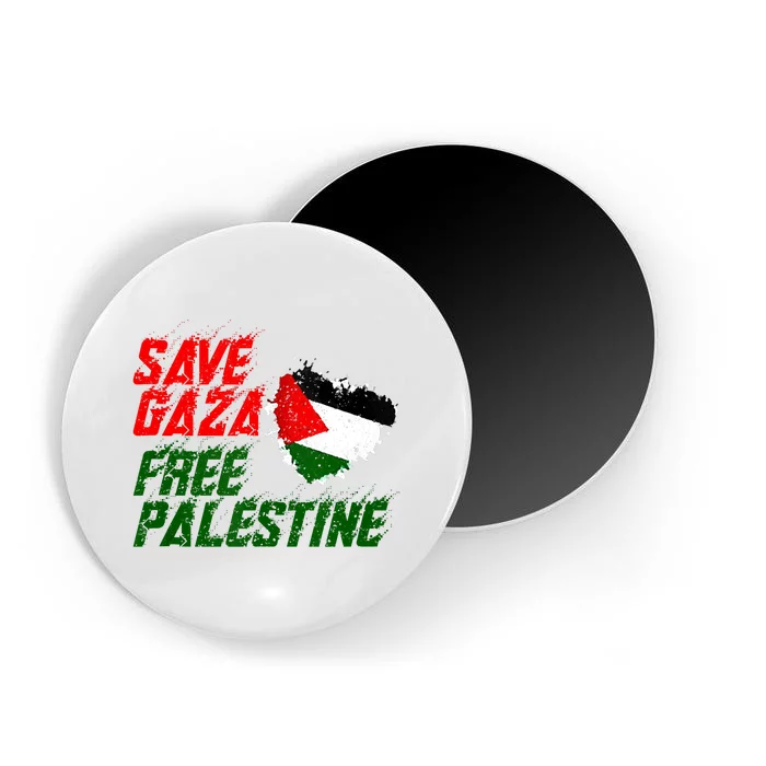 Free Gaza Palestine Flag Proud Palestine Save Gaza Magnet