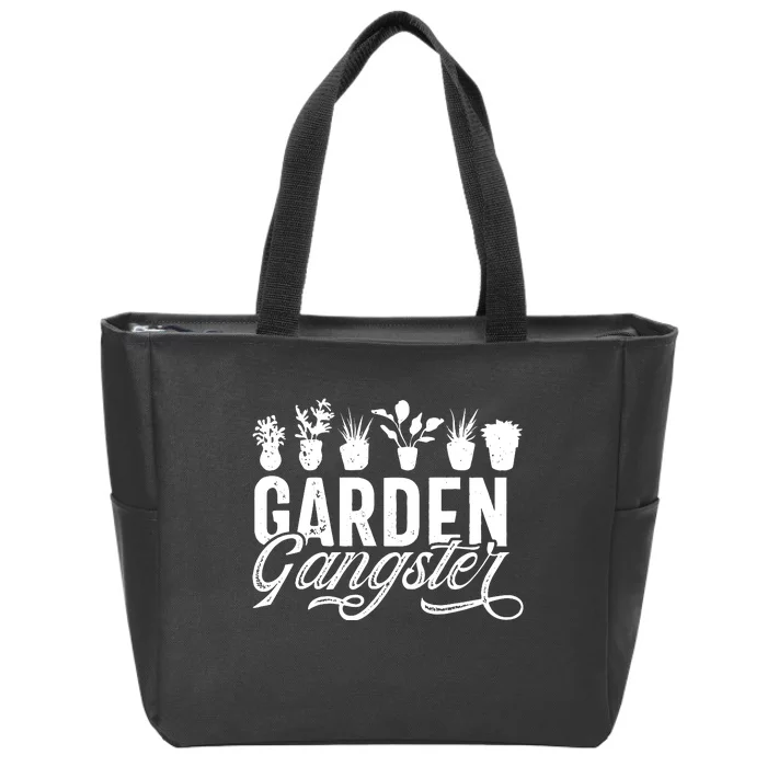 Funny Gardening Pun Gardener Plant Lover Gardener Zip Tote Bag