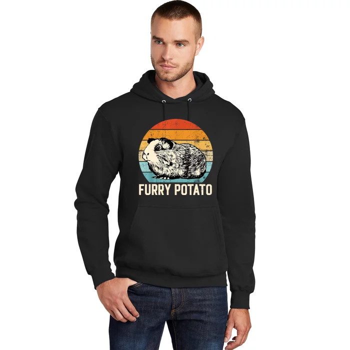 Funny Guinea Pig Lover Furry Potato Cavy Owner Guinea Pig Hoodie