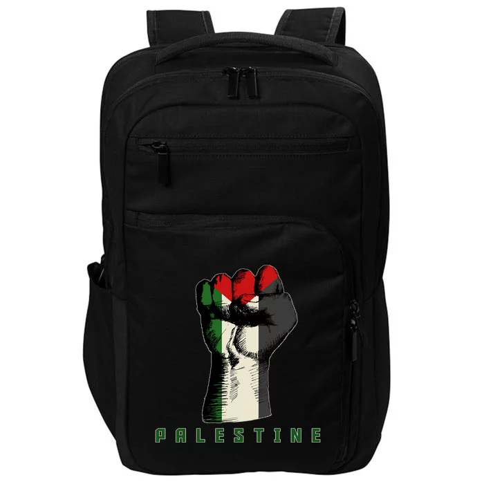 Free Gaza Palestine Flag Peace Love Palestine People Scarf Meaningful Gift Impact Tech Backpack