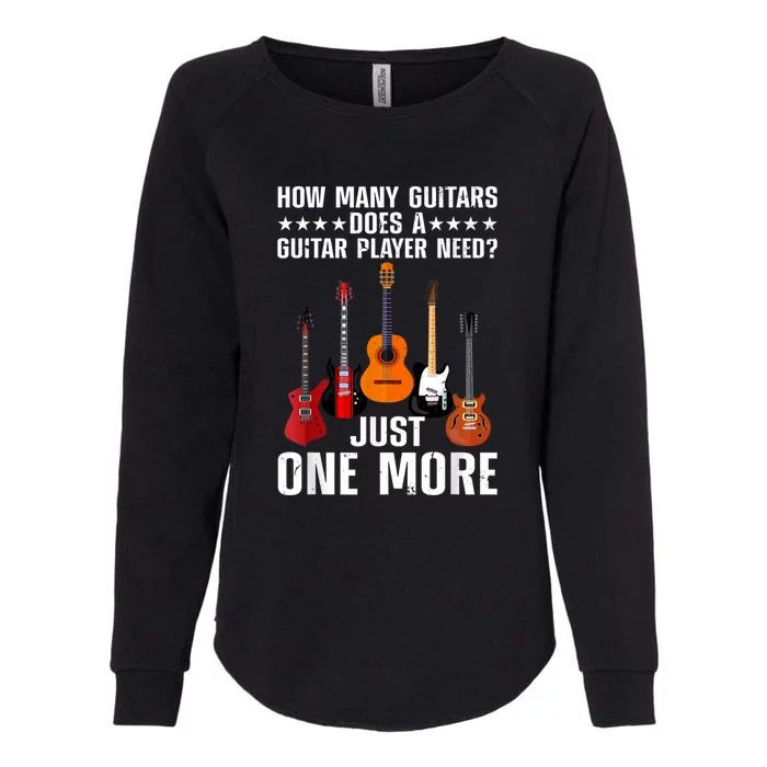 Funny Guitar Player Art Guitarist Lover Vintage Womens California Wash Sweatshirt