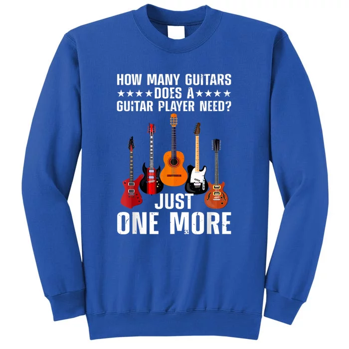 Funny Guitar Player Art Guitarist Lover Vintage Tall Sweatshirt