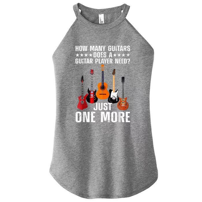 Funny Guitar Player Art Guitarist Lover Vintage Women’s Perfect Tri Rocker Tank