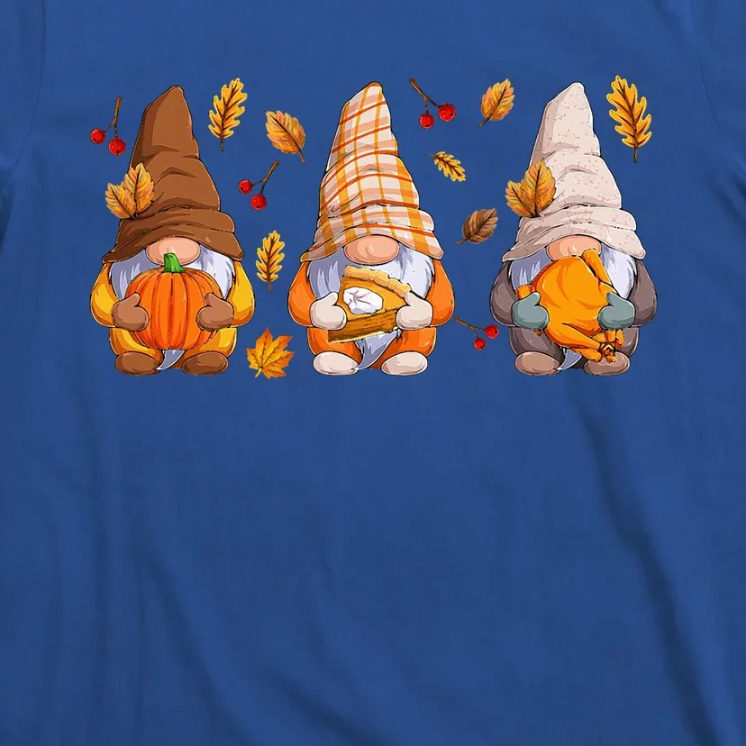 Fall Gnome Pumpkin Turkey  Thanksgiving Autumn Fall T-Shirt