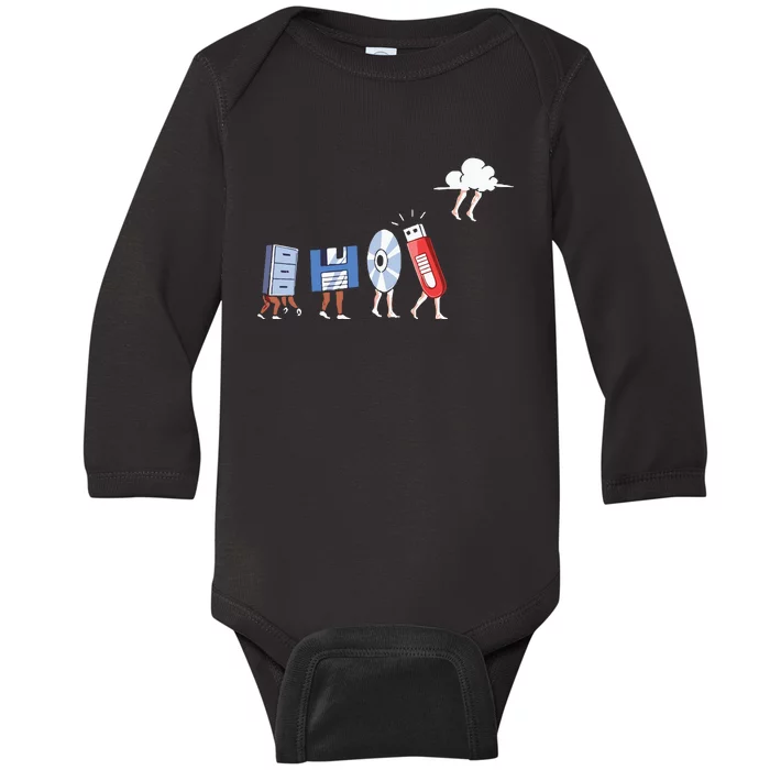 Funny Geek Programmer Nerd Developer – Computer Engineering Baby Long Sleeve Bodysuit