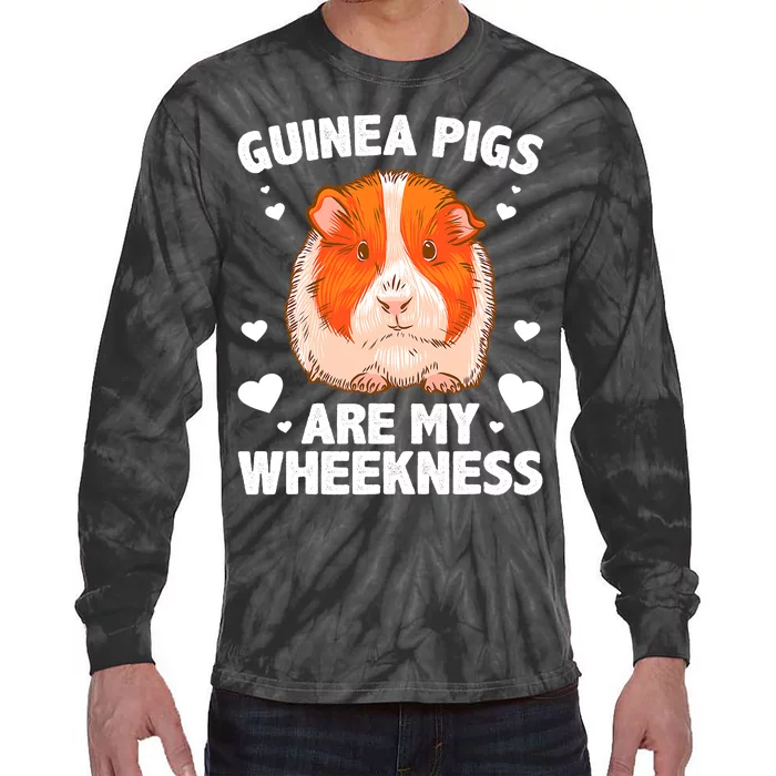 Funny Guinea Pig Design Guinea Pig Lovers Tie-Dye Long Sleeve Shirt