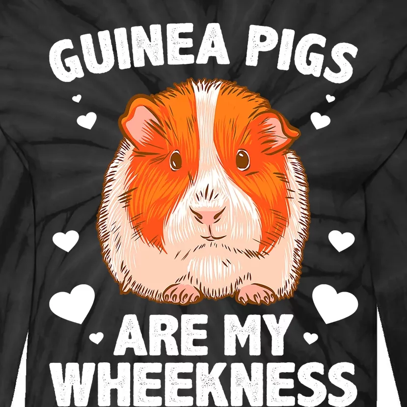 Funny Guinea Pig Design Guinea Pig Lovers Tie-Dye Long Sleeve Shirt