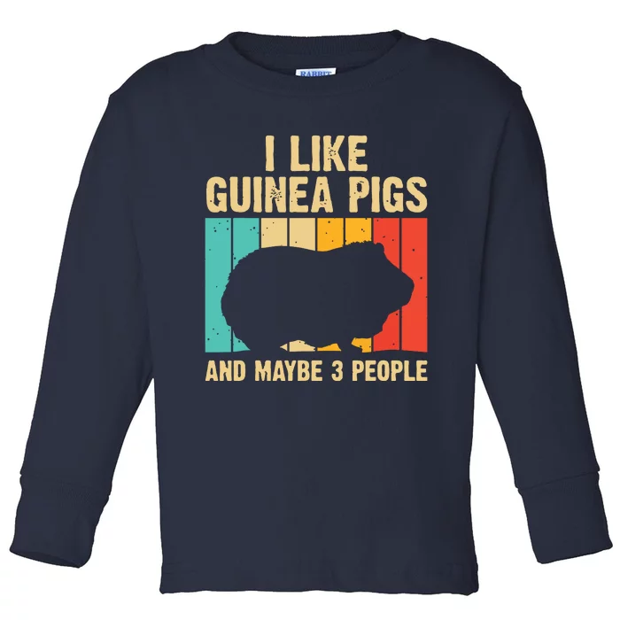 Funny Guinea Pig Design For Men Women Kids Guinea Pig Lovers Toddler Long Sleeve Shirt