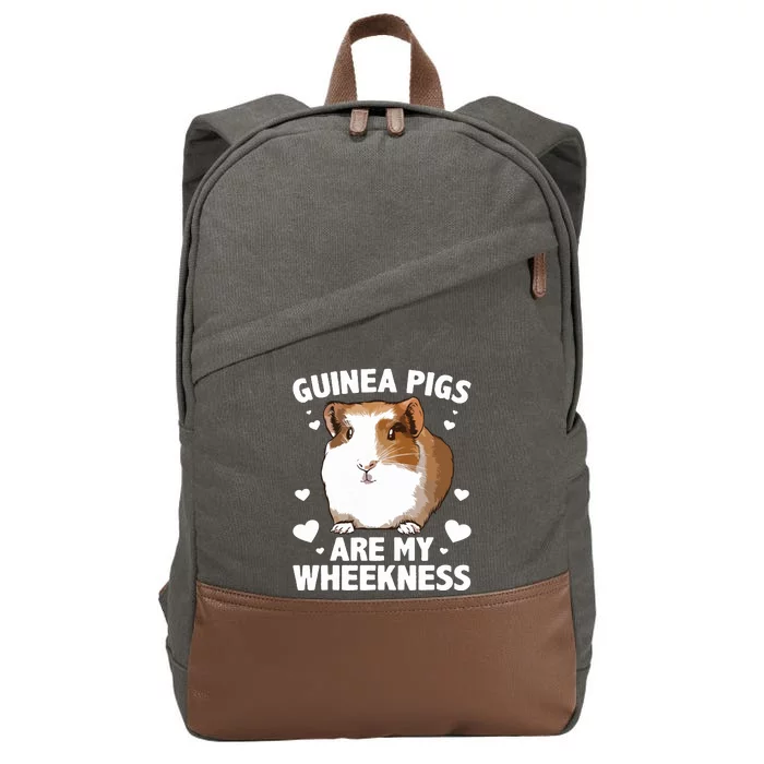 Funny Guinea Pig Design For Men Women Kids Guinea Pig Lovers Cotton Canvas Backpack