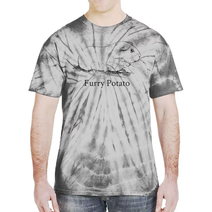 Funny Guinea Pig Furry Potato Wrong Animal Name Stupid Joke Tie-Dye T-Shirt