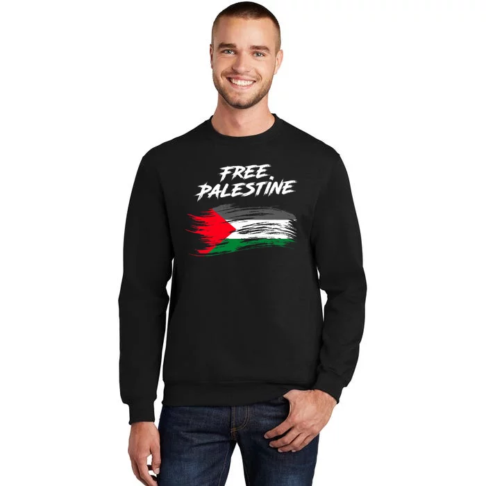 Free Gaza Palestine Flag Stop War Support Peace Sweatshirt