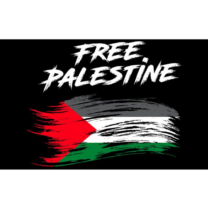 Free Gaza Palestine Flag Stop War Support Peace Bumper Sticker