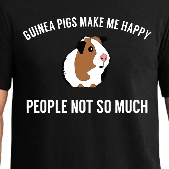 Funny Guinea Pig Gift Guinea Pig Tee Pajama Set